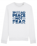 Spread Peace Not Fear Bluză mânecă lungă Unisex Rise