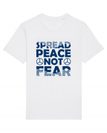 Spread Peace Not Fear Tricou mânecă scurtă Unisex Rocker