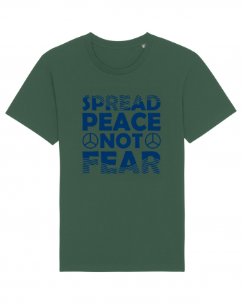 Spread Peace Not Fear Bottle Green