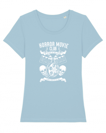 Horror Movie Club White Sky Blue