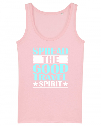 Spread The Good Travel Spirit Cotton Pink