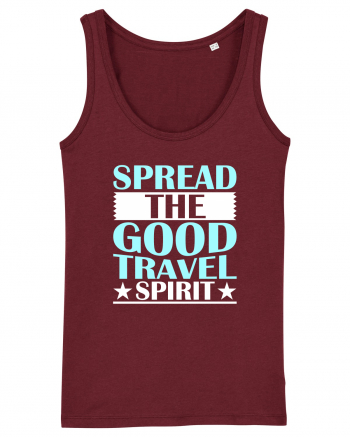 Spread The Good Travel Spirit Burgundy