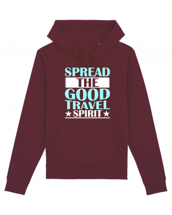 Spread The Good Travel Spirit Burgundy