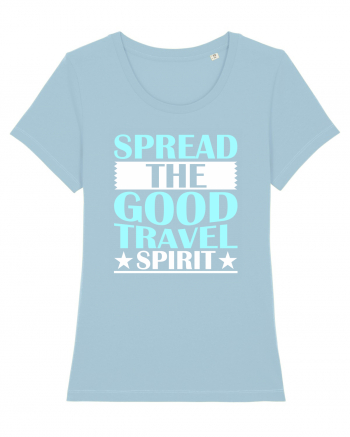 Spread The Good Travel Spirit Sky Blue