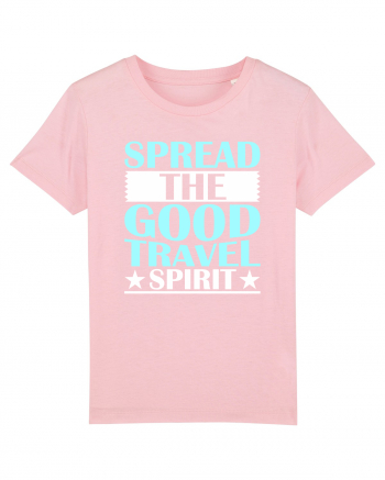 Spread The Good Travel Spirit Cotton Pink