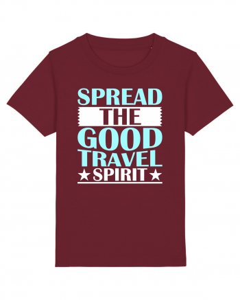 Spread The Good Travel Spirit Burgundy