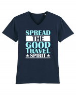 Spread The Good Travel Spirit Tricou mânecă scurtă guler V Bărbat Presenter