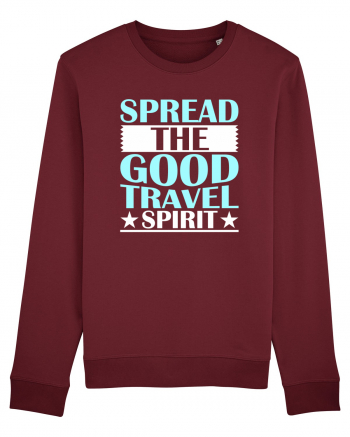 Spread The Good Travel Spirit Burgundy