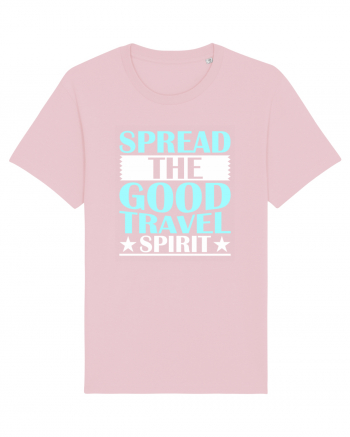 Spread The Good Travel Spirit Cotton Pink