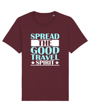 Spread The Good Travel Spirit Burgundy