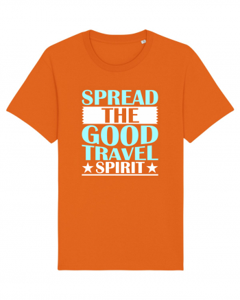 Spread The Good Travel Spirit Bright Orange