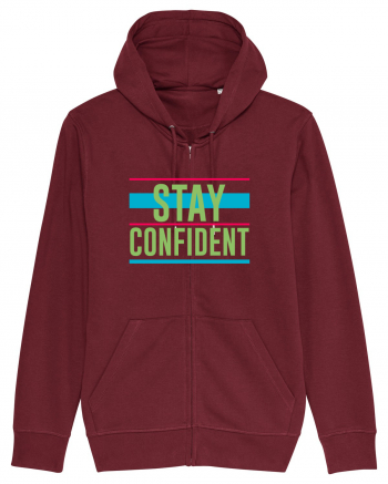 Stay Confident Burgundy