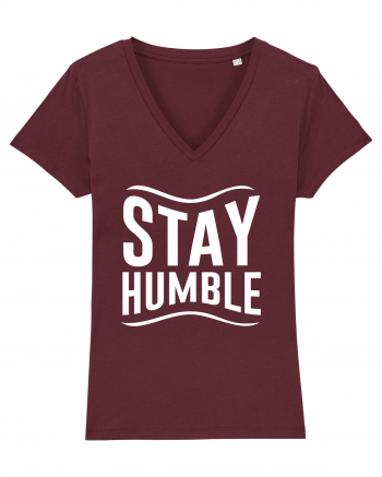 Stay Humble Burgundy