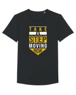 Take A Step Moving Now Tricou mânecă scurtă guler larg Bărbat Skater