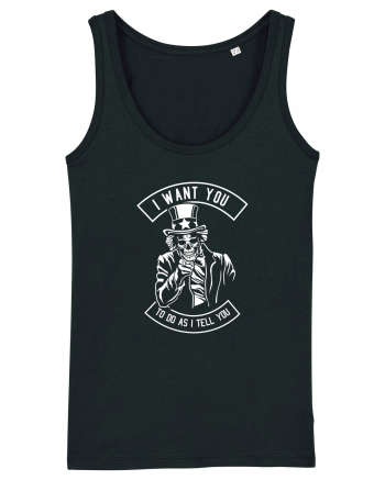 Uncle Sam Skeleton Black