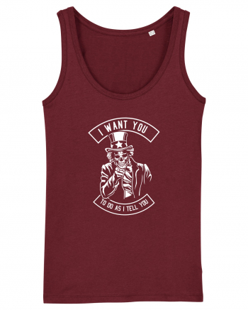 Uncle Sam Skeleton Burgundy