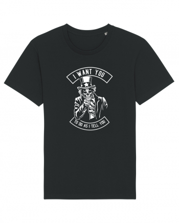 Uncle Sam Skeleton Black