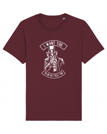 Uncle Sam Skeleton Burgundy