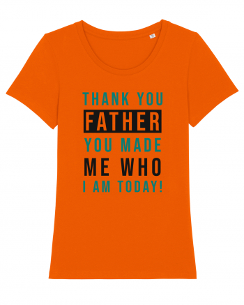 My Father Is My Shelter Bright Orange