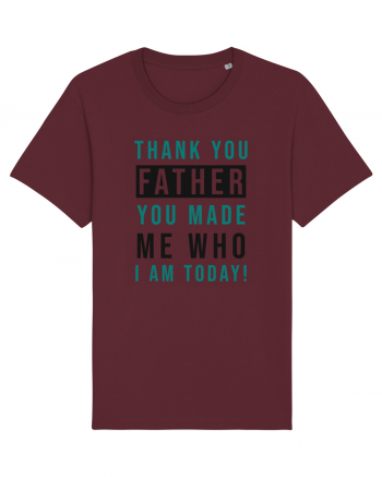 My Father Is My Shelter Burgundy