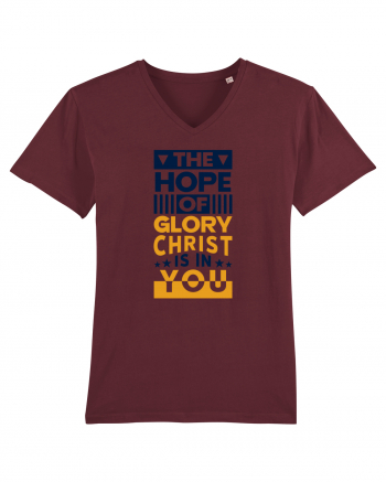 The Hope Of Glory Christ Is In You Burgundy