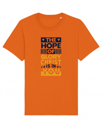 The Hope Of Glory Christ Is In You Bright Orange