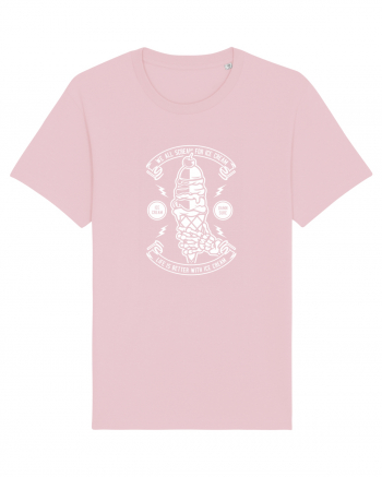 Ice Cream Skeleton Cotton Pink