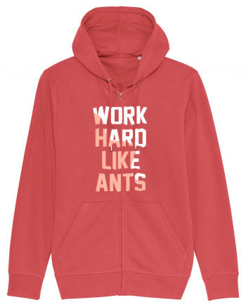 Work Hard Like Ants Carmine Red