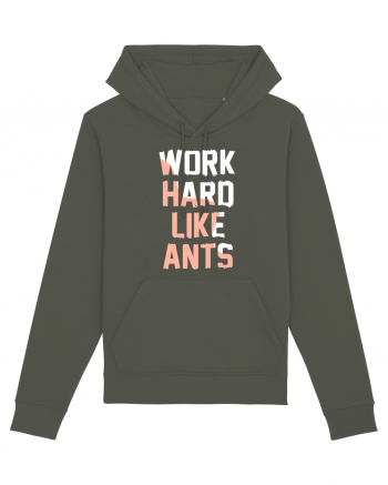 Work Hard Like Ants Khaki