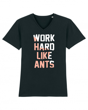 Work Hard Like Ants Black