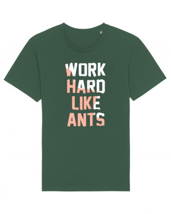 Work Hard Like Ants Bottle Green