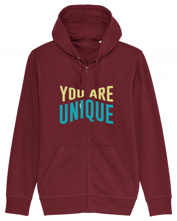 You Are Unique Burgundy