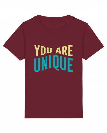 You Are Unique Burgundy