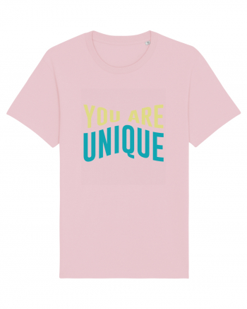 You Are Unique Cotton Pink