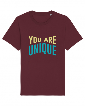 You Are Unique Burgundy