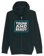 Young And Ready Hanorac cu fermoar Unisex Connector