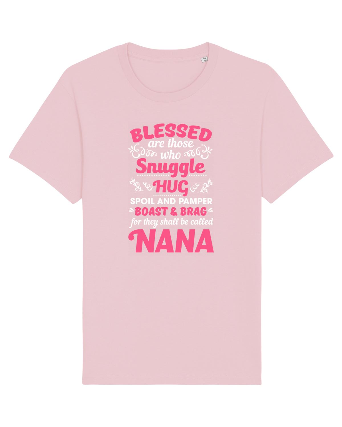 Tricou mânecă scurtă Unisex Rocker Cotton Pink