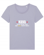 NANA Tricou mânecă scurtă guler larg fitted Damă Expresser