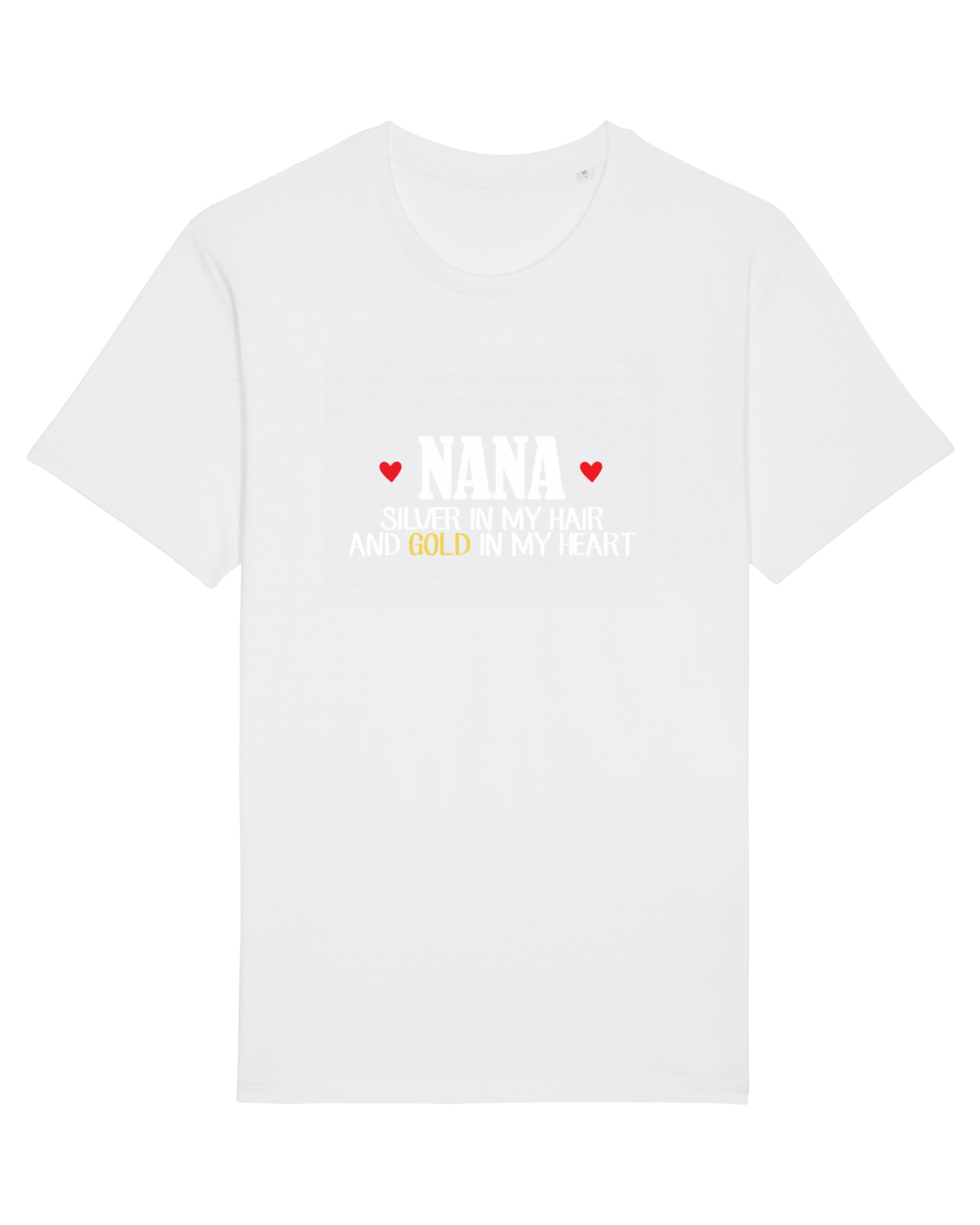 Tricou mânecă scurtă Unisex Rocker White