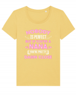 NANA Tricou mânecă scurtă guler larg fitted Damă Expresser