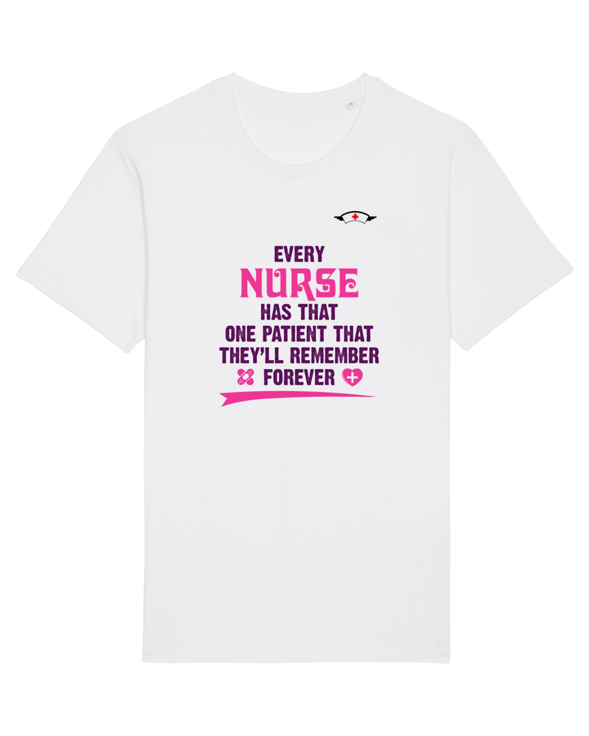 Tricou mânecă scurtă Unisex Rocker White