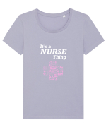 NURSE Tricou mânecă scurtă guler larg fitted Damă Expresser