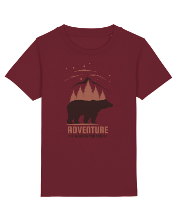 Adventure is Waiting for You There Burgundy