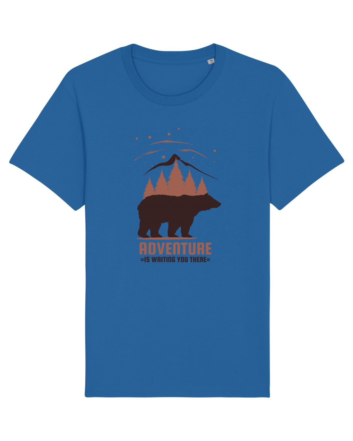 Tricou mânecă scurtă Unisex Rocker Royal Blue