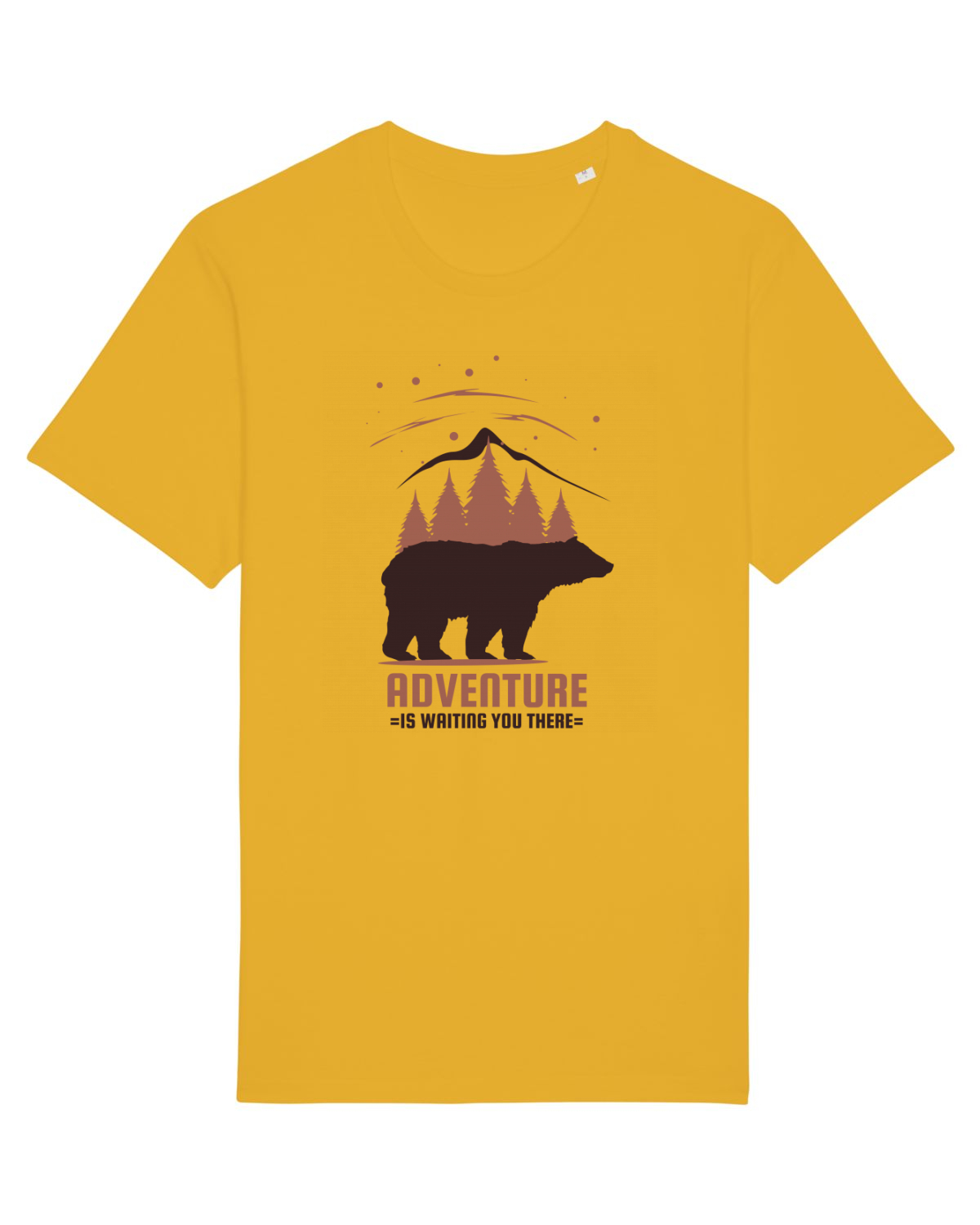 Tricou mânecă scurtă Unisex Rocker Spectra Yellow