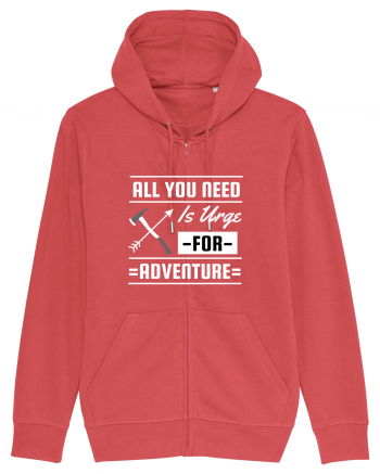 All You Need is an Urge for Adventure Carmine Red