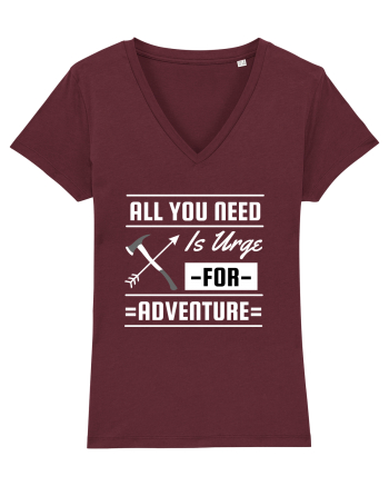 All You Need is an Urge for Adventure Burgundy