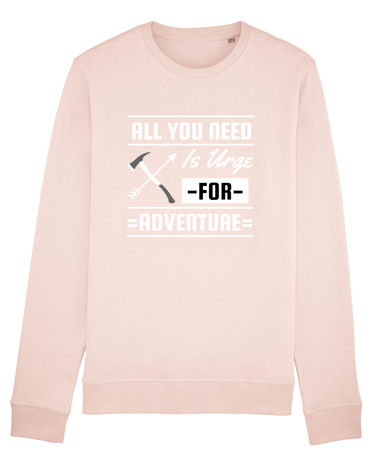 Bluză mânecă lungă Unisex Rise Candy Pink