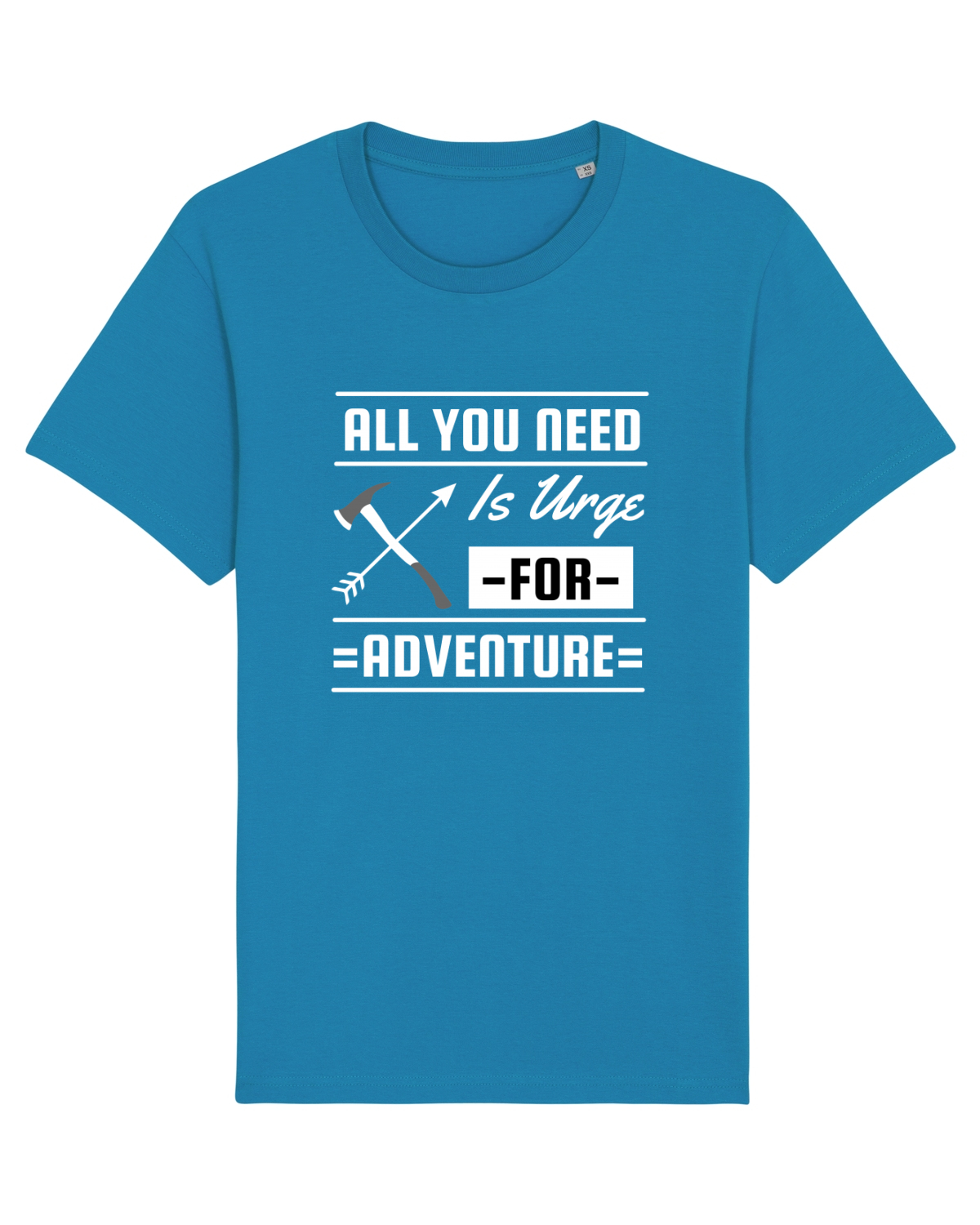 Tricou mânecă scurtă Unisex Rocker Azur