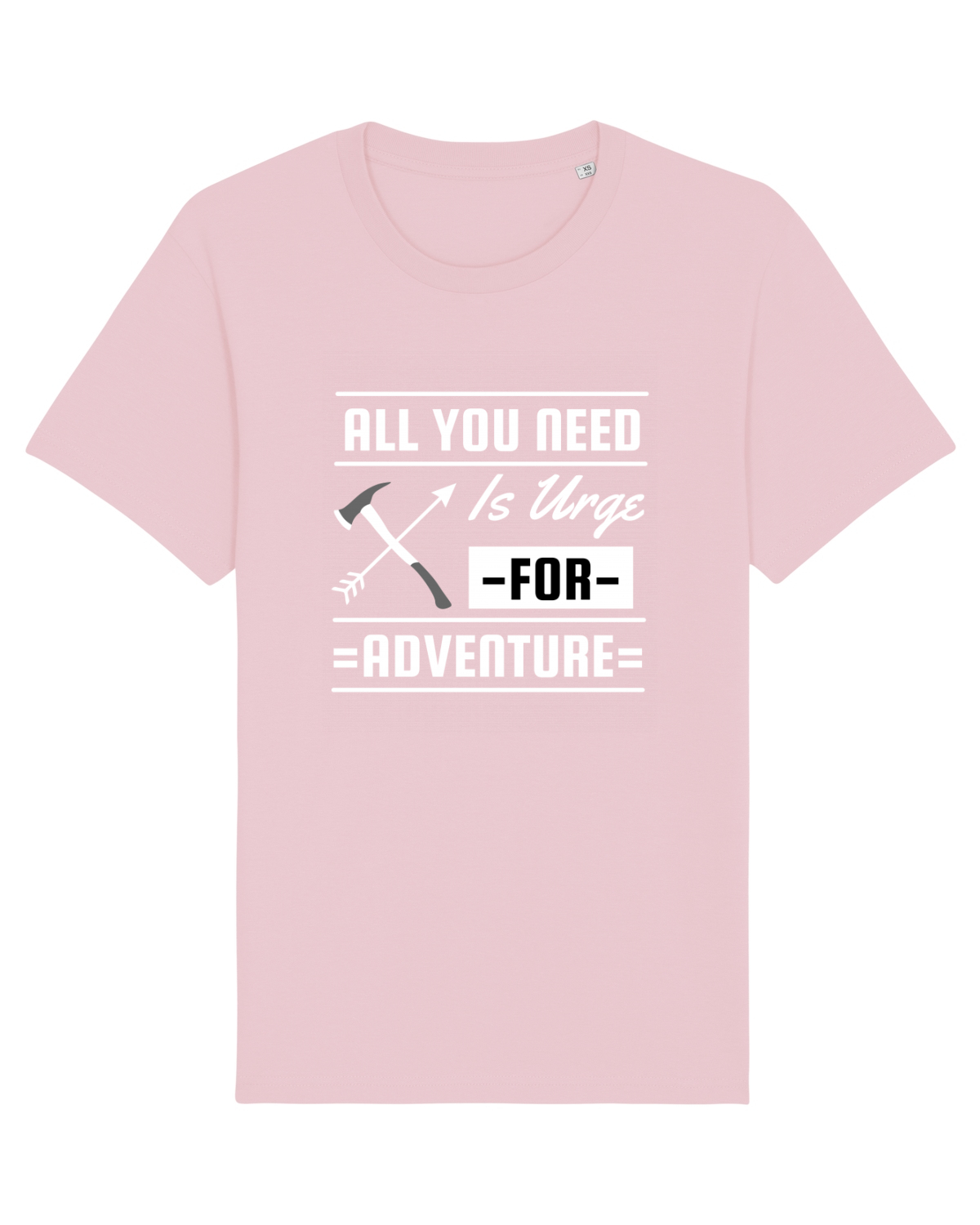 Tricou mânecă scurtă Unisex Rocker Cotton Pink